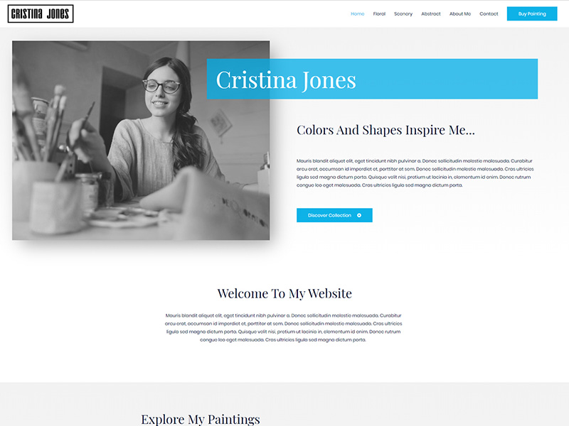 Freelance Artist – 自媒体模板WordPress主题