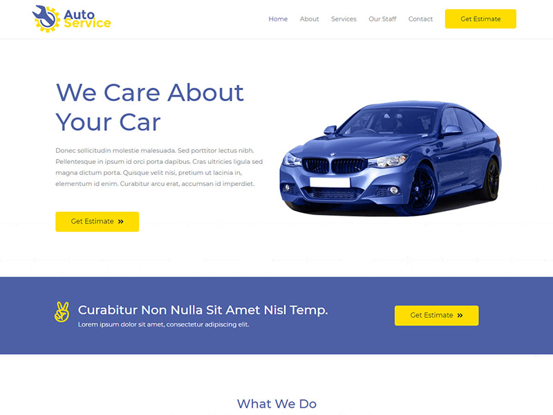Car Repair – 汽车行业模板WordPress主题