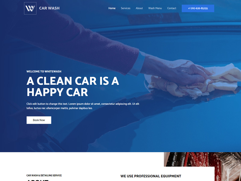 Car Wash – 汽车行业模板WordPress主题