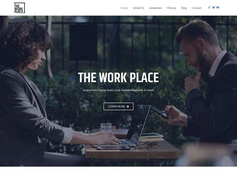 Co-Working Space – 互联网模板WordPress主题