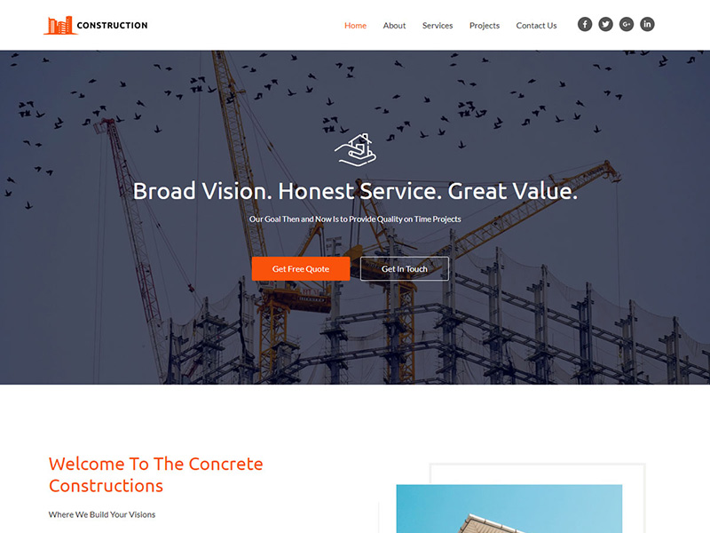 Construction – 家具建材模板WordPress主题