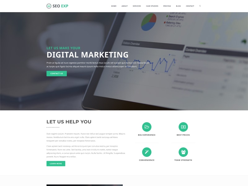 Consulting – 服务机构模板WordPress主题