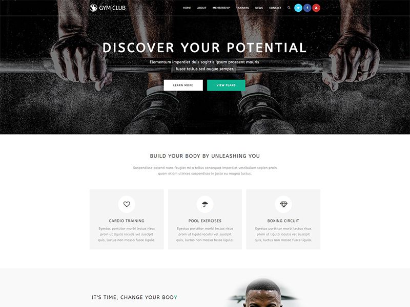Gym – 运动户外模板WordPress主题