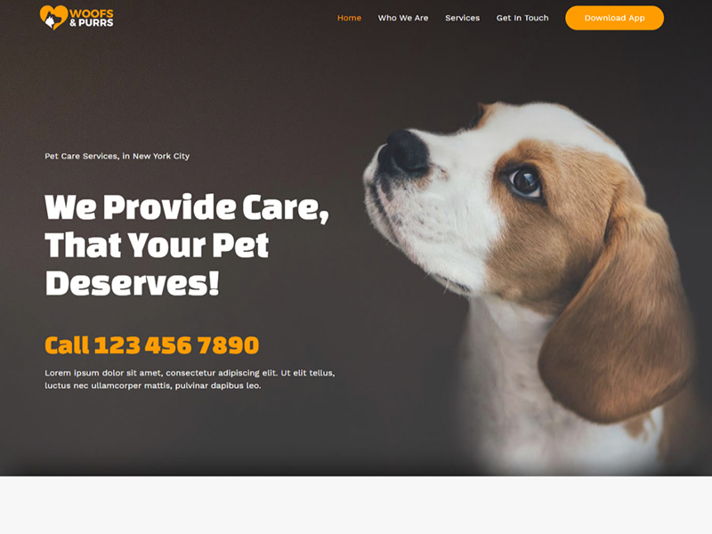 Pet Services – 宠物行业模板WordPress主题