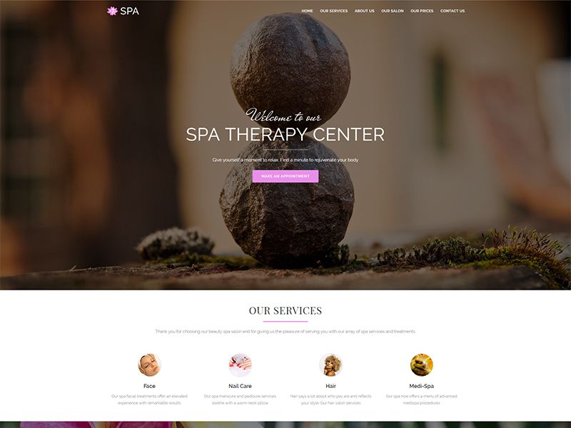 Spa – 医疗保健模板WordPress主题