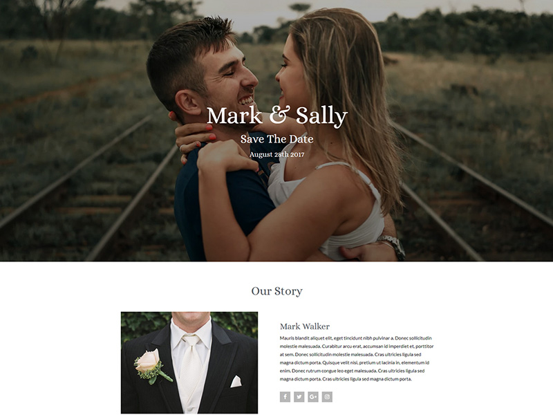 Wedding Invitation – 婚庆行业模板WordPress主题
